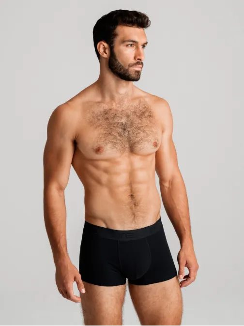 Černé stylové boxerky V1 UNBO-0105 (3 ks)