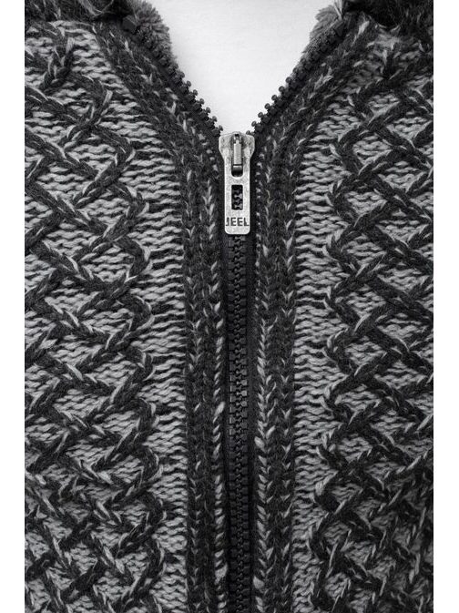 Tmavě šedý zimní svetr 4800