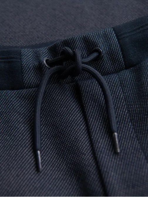 Tmavě modré chinos šortky V1 SRCS-0168