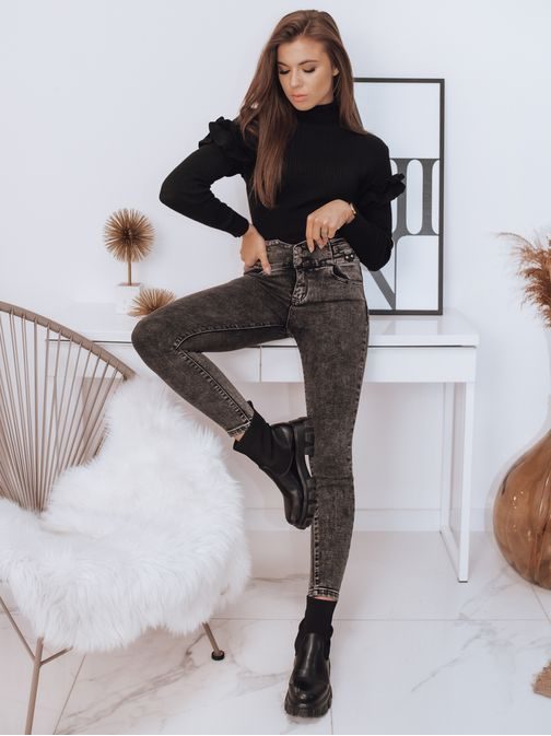 Dámský trendový svetr Mandy černý