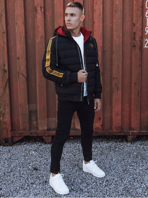 Prošívaná sportovní zimní pánská bunda