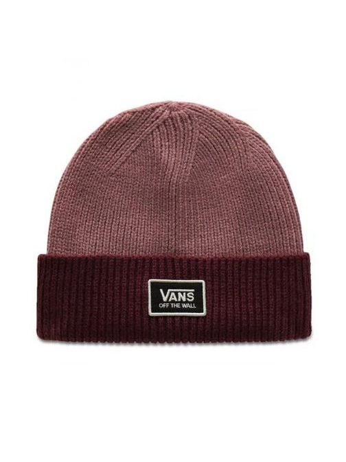 Zimní čepice v bordó barvě Vans Falcon Beanie Prune