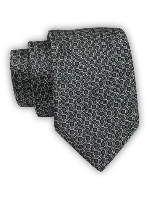 Grafitová kravata s jemným vzorem Alties