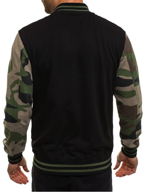 Trendy pánská moderní army mikina ATHLETIC 766