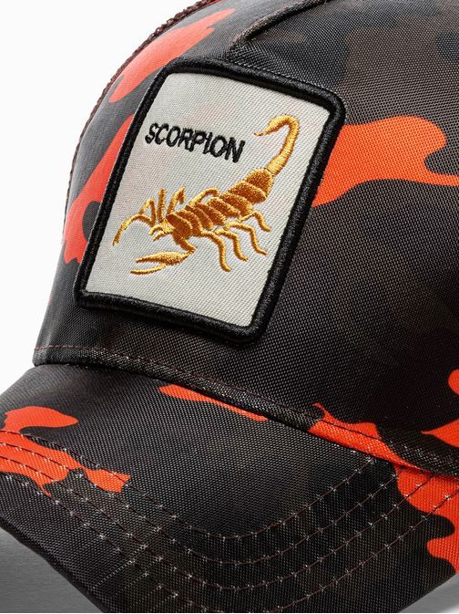 Hnědo-maskáčová kšiltovka Scorpion H110
