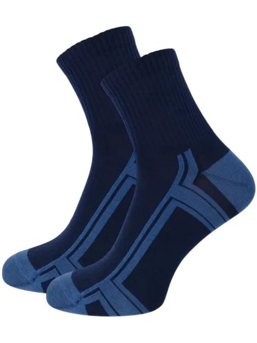 Tmavě modré pohodlné pánské ponožky Active