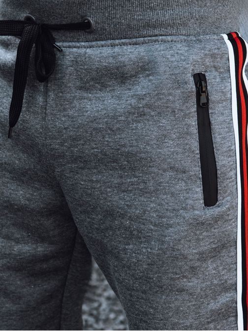 Moderní grafitové pánské tepláky