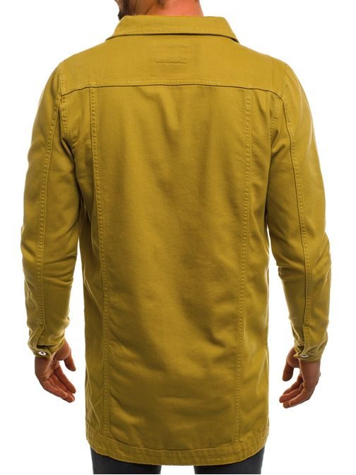 Žlutá prodloužená džínová bunda OT/2038K/8