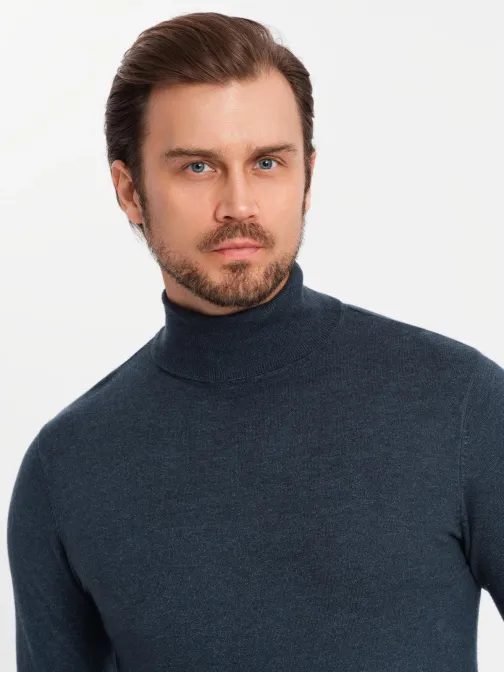 Módní tmavě modrý rolák V4 SWTN-0127