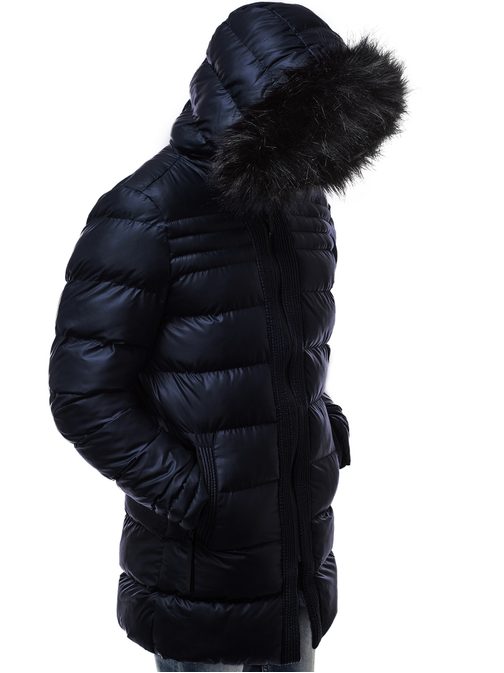 Granátová módní zimní bunda B/2018228