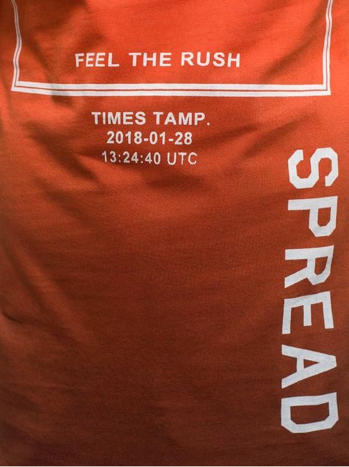"Feel the Rush" pomerančové pánské tričko MAD/2333