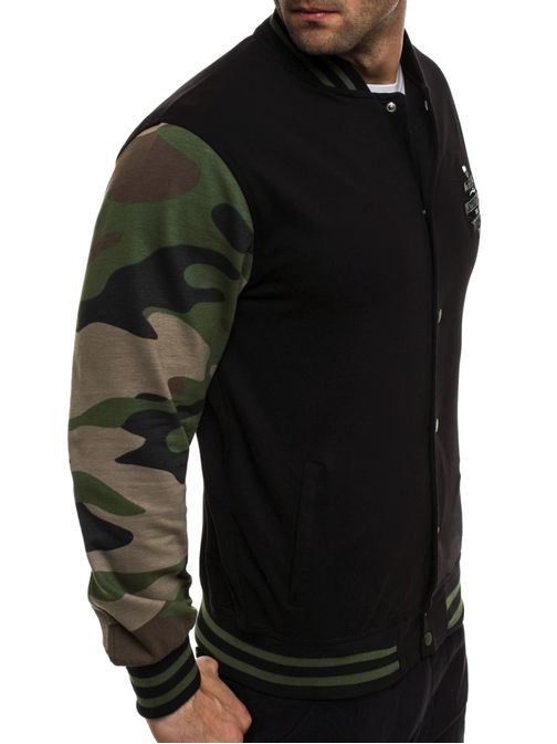 Trendy pánská moderní army mikina ATHLETIC 766