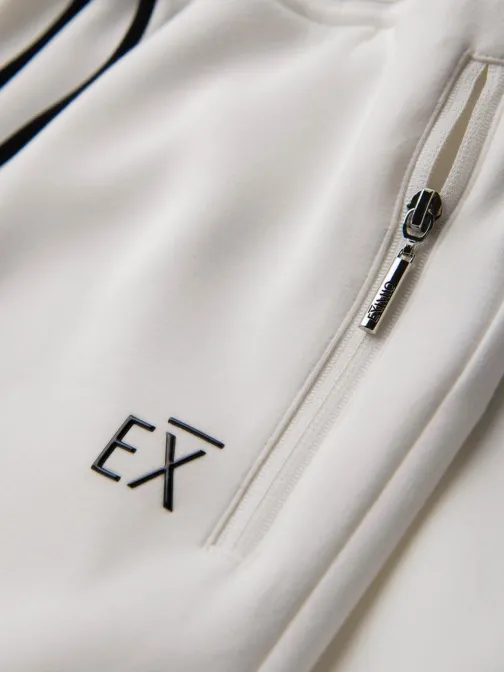 Módní pánské tepláky bílé V2 OM-PASK-0223