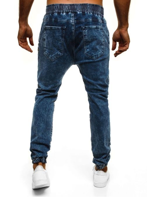 Moderní pánské džínové baggy kalhoty OTANTIK 817