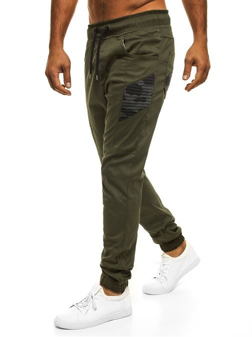 Zelené originální pánské kalhoty ATHLETIC 706