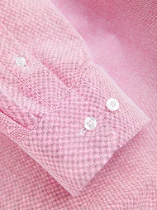 Elegantní růžová košile oxford V3 OM0108