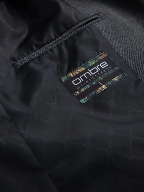 Originální grafitové pánské sako V1-BLZB-0114