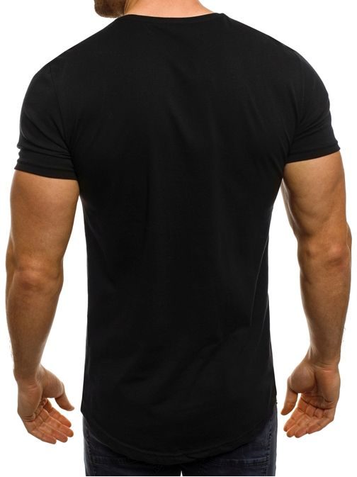 Bavlněné černé pánské tričko BREEZY 380