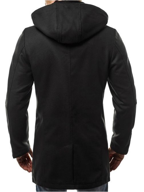 Pánský černý kabát OZONEE N/5440