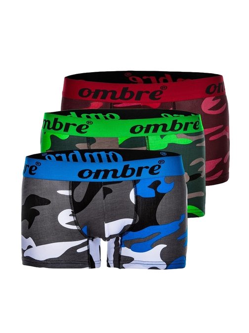 Maskáčové boxerky OMBRE U36 (3 ks)