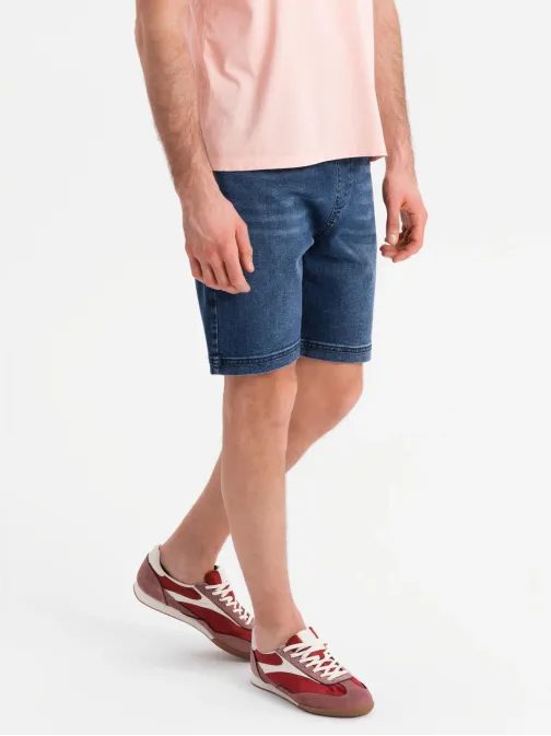 Pánské modré džínové šortky V2 SRDS-0192