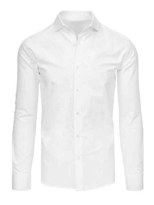 Jednoduchá bílá elegantní košile