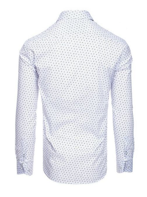 Vzorovaná košile v bílé barvě