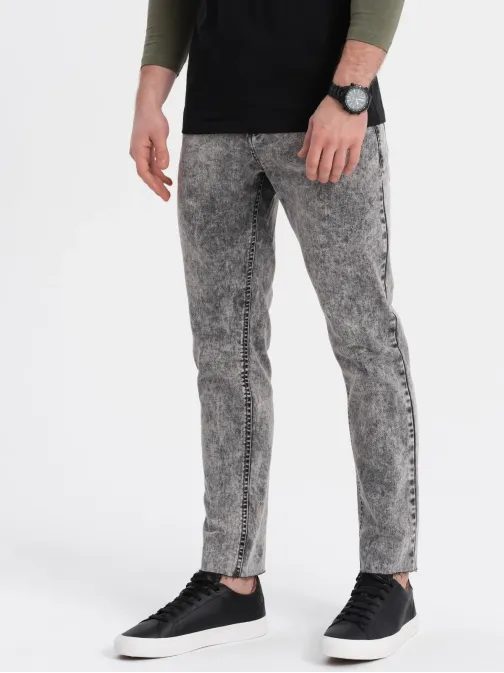 Pánské šedé trendy džíny V1 PADP-0146