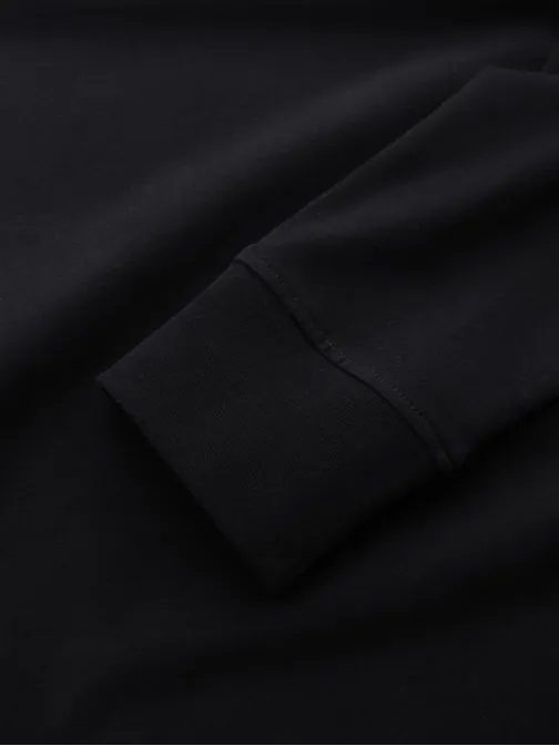 Moderní černé pánské tričko V1 LSBC-0129
