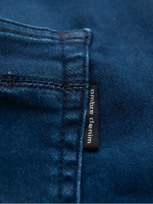 Pánské tmavě modré džínové kalhoty V3 PADJ-0242