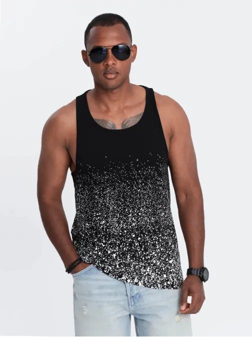 Trendy černé tílko V2 TSTT-22SS-001