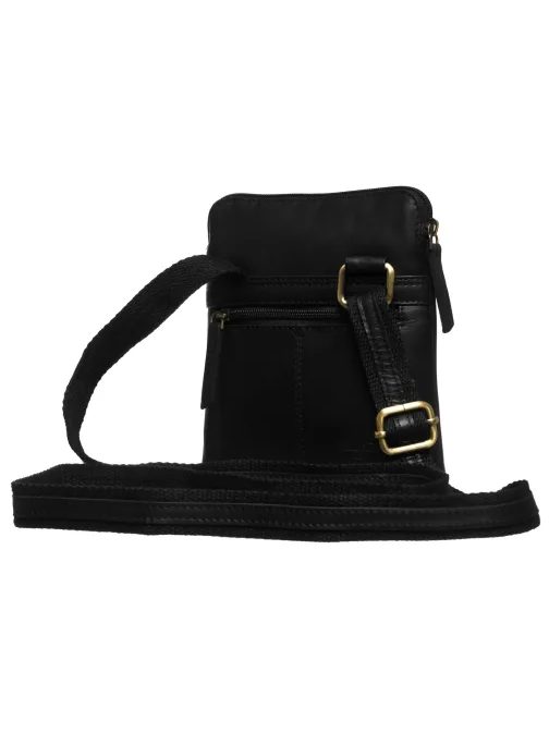 Černá kožená pánská taška Peterson