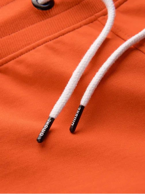Oranžové teplákové kraťasy V5 SRSK-0105