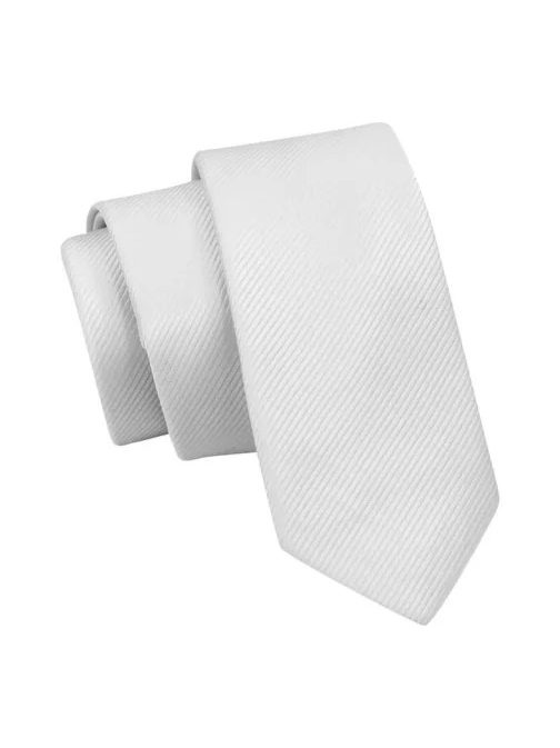Světle šedá pánská kravata s jemnou texturou