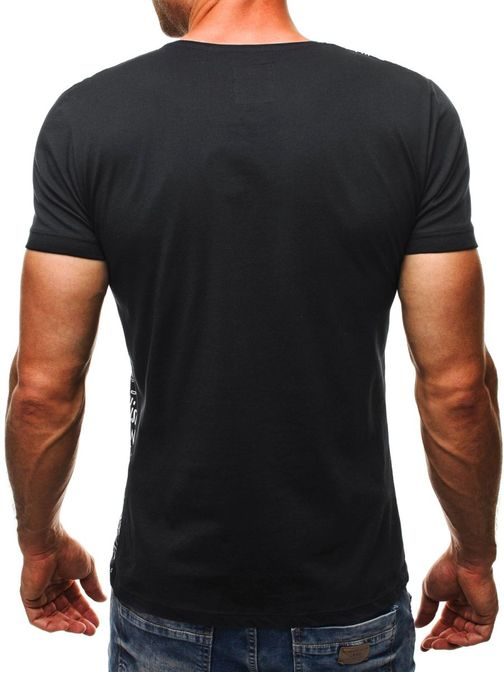 Originální pánské černé tričko BREEZY 9055