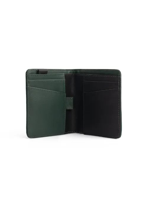 Moderní tmavě zelená peněženka Trevor