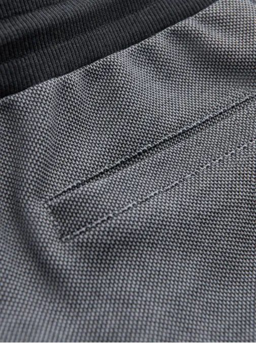 Trendy grafitové pletené tepláky V5 PASK-0211