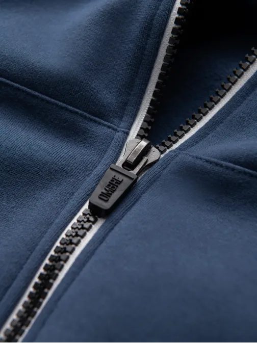 Základní tmavě modrá mikina na zip V4 SSBZ-0178