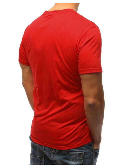 Moderní červené tričko 89
