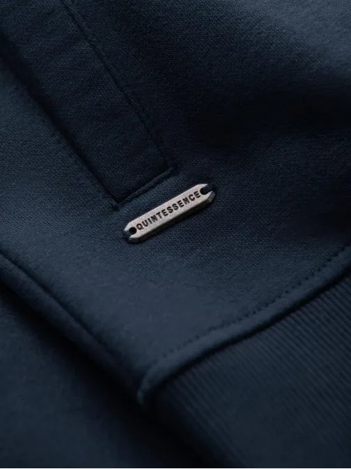 Zajímavá tmavě modrá bomber mikina V4 SSZP-0215
