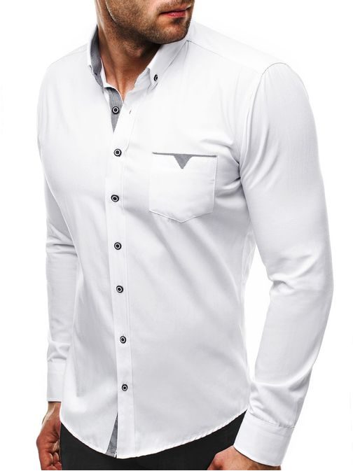 Elegantní pánská bílá košile 1956