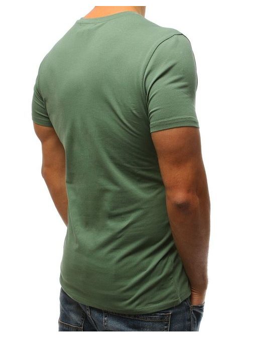 Klasické zelené pánské tričko