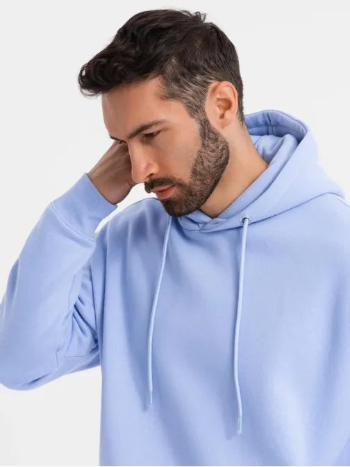 Pastelově levandulová unisex mikina V9 SNBC-0105