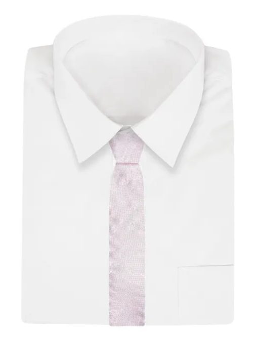 Růžová široká kravata Chattier