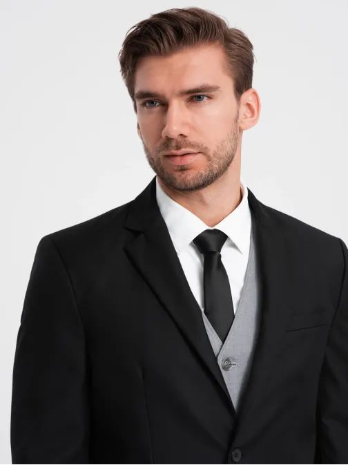 Elegantní černé sako V4 BLZB-0115