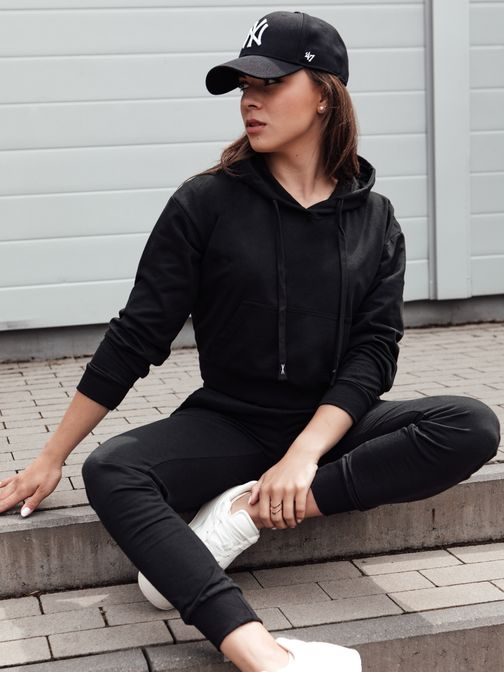 Trendy dámská černá mikina Trendhood