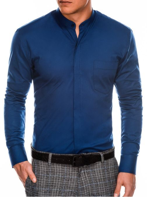 Modrá elegantní košile k307