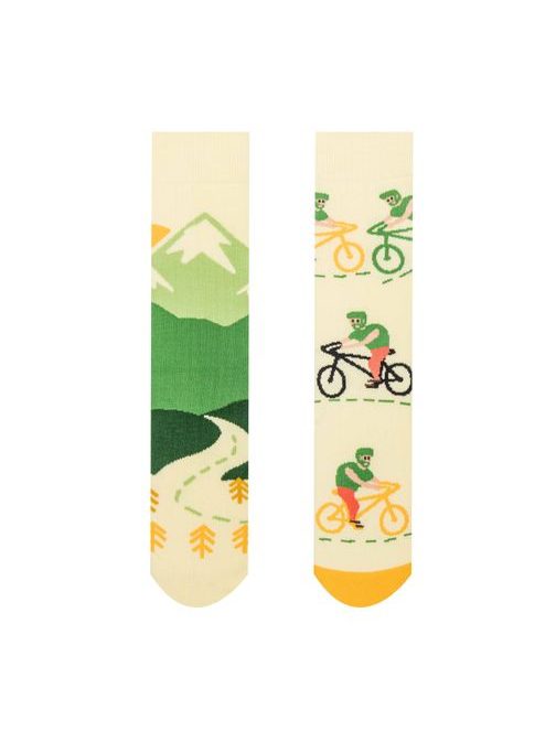 Veselé pánské ponožky Cyklista
