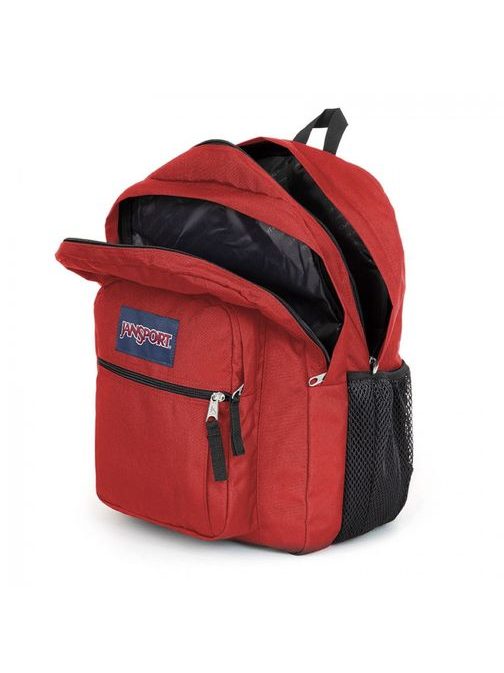 Studentský červený ruksak Jansport