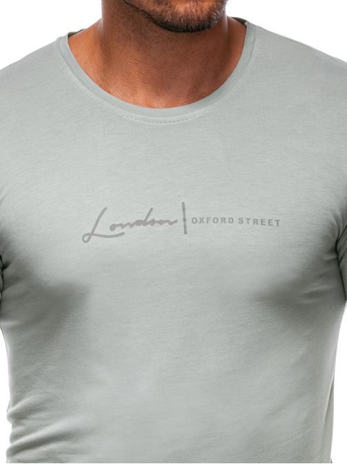 Zelené triko s nápisem London S2006